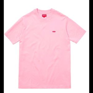NWT Supreme small box logo Tee in Pink, size Large